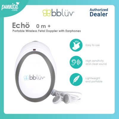 Bbluv Echo - Portable Wireless Fetal Doppler with Earphones (เครื่องฟังเสียงหัวใจทารกในครรภ์)