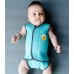 BBluv Wräp Neoprene  Baby Wetsuit  สี Aqua สำหรับ 0-6 เดือน