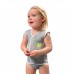 BBluv Wräp Neoprene  Baby Wetsuit  สี Grey สำหรับ 6-18 เดือน