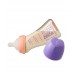 Dr.betta ขวดนมเด็กสุดฮิตจากญี่ปุ่น รุ่น Wide Neck WS2 Purple 240ml จุก Brain (Cross cut)