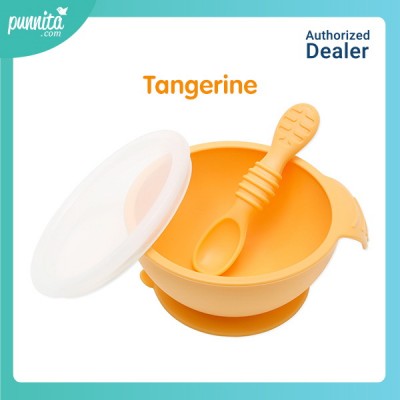 Bumkins First Feeding Set  เซ็ทหัดทานอาหาร - Tangerine