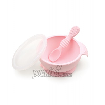 Bumkins First Feeding  เซ็ทหัดทานอาหาร Set-Pink