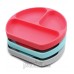 Bumkins Silicone Grip Dish BLUE - จานหลุมซิลิโคน