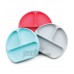 Bumkins Silicone Grip Dish BLUE - จานหลุมซิลิโคน