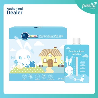 Chitida Premium Spout Milk Bag ถุงเก็บน้ำนม 7 oz. /200ml