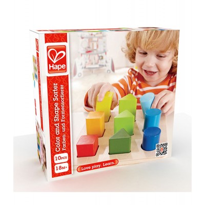 Hape - Color and Shape Sorter เรียงสี และรูปทรง