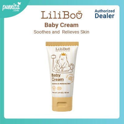 LiliBoo Baby Cream เบบี้ครีม ครีมทาผิว สำหรับผิวแพ้ง่าย