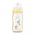 Pigeon ขวดนม PPSU คอกว้างสีชา ลายใหม่ SNOOPY ขนาด 240ml/8oz แพค 2 จุกซอฟทัช M P2