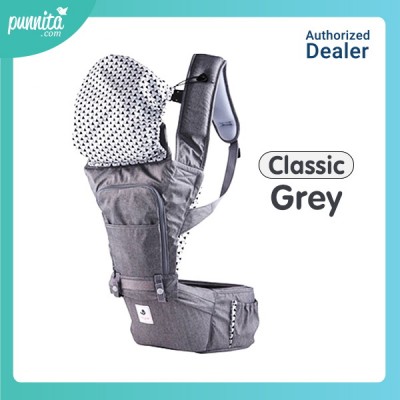 POGNAE No.5 Classic เป้อุ้มเด็ก 3เดือน-6ขวบ - Grey