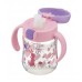 Richell แก้วน้ำพร้อมหลอดดูด และหัวเปลี่ยน 3 สเต็ป - Pink