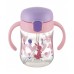 Richell แก้วน้ำพร้อมหลอดดูด และหัวเปลี่ยน 3 สเต็ป - Pink