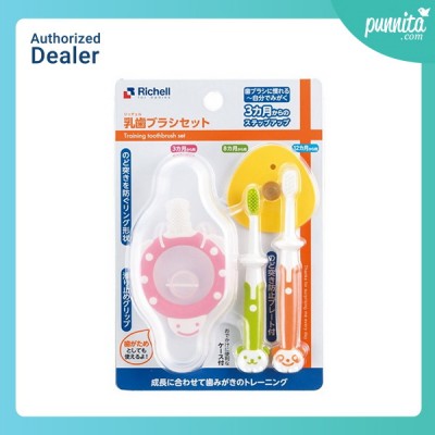 Richell แปรงสีฟัน ชุดครบเซ็ท ตามอายุ 3 step