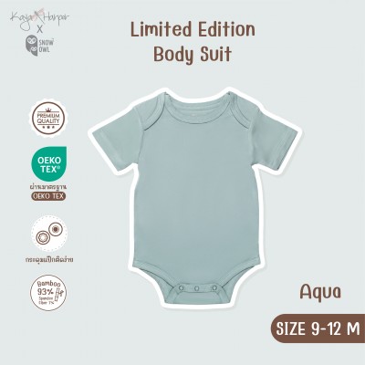 New Collection !! Kaya Harper x Snow Owl ชุดบอดี้สูท (snap) 9-12/Aqua