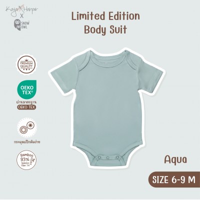 New Collection !! Kaya Harper x Snow Owl ชุดบอดี้สูท (snap) 6-9/Aqua