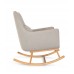 Tutti bambini OSCAR Rocking Chair & Pouffe Set – Pebble  เก้าอี้แสนสบายสำหรับคุณแม่ พร้อมพูฟสำหรับรองขา
